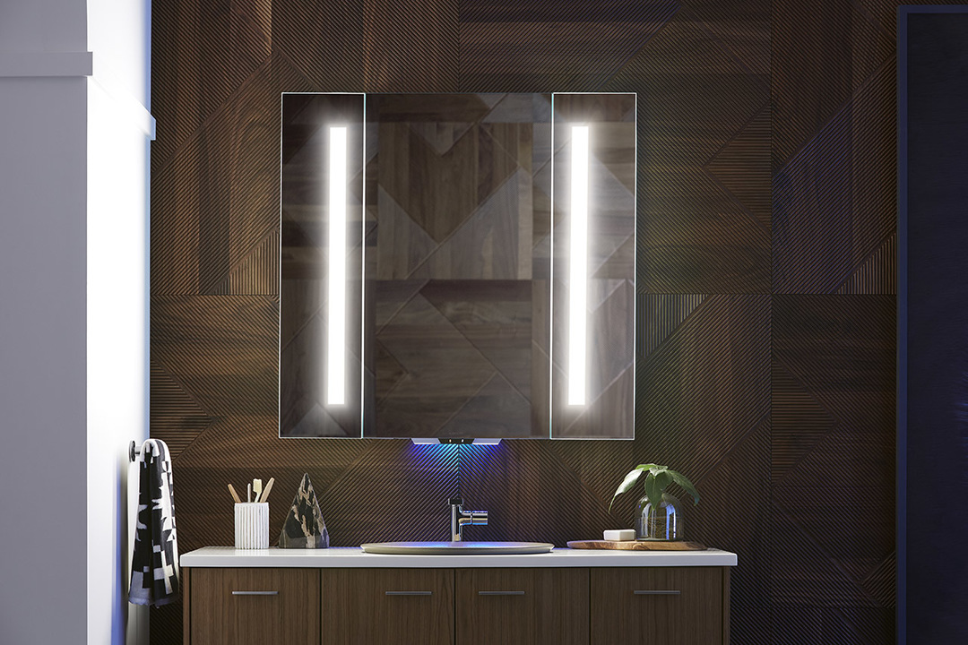 KOHLER_Verdera Voice lighted mirror with Amazon Alexa the living habitat