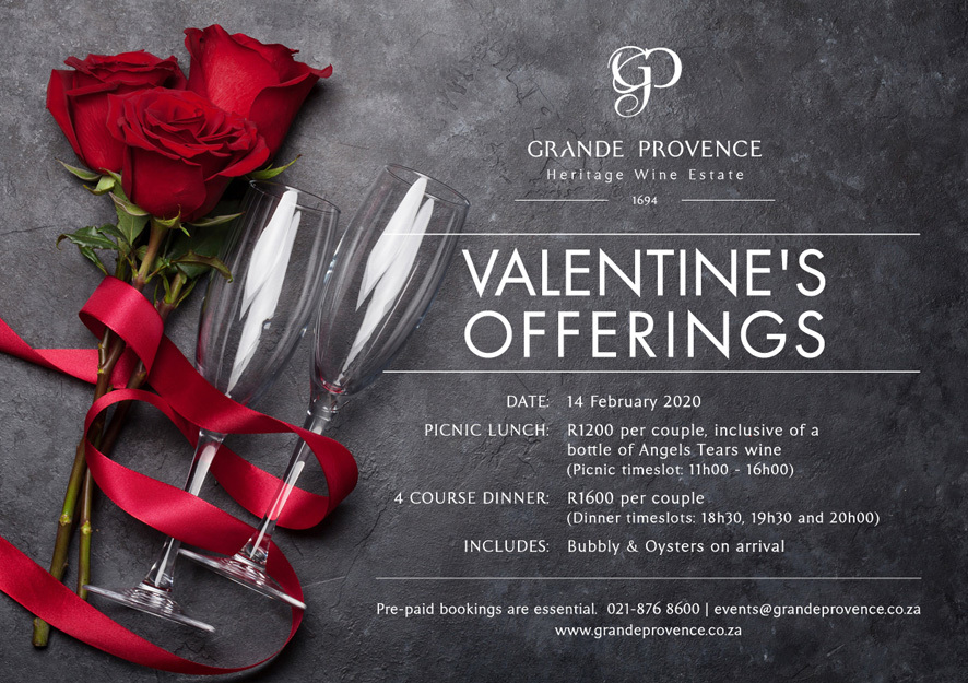 Let Grande Provence enchant you this Valentine’s Day